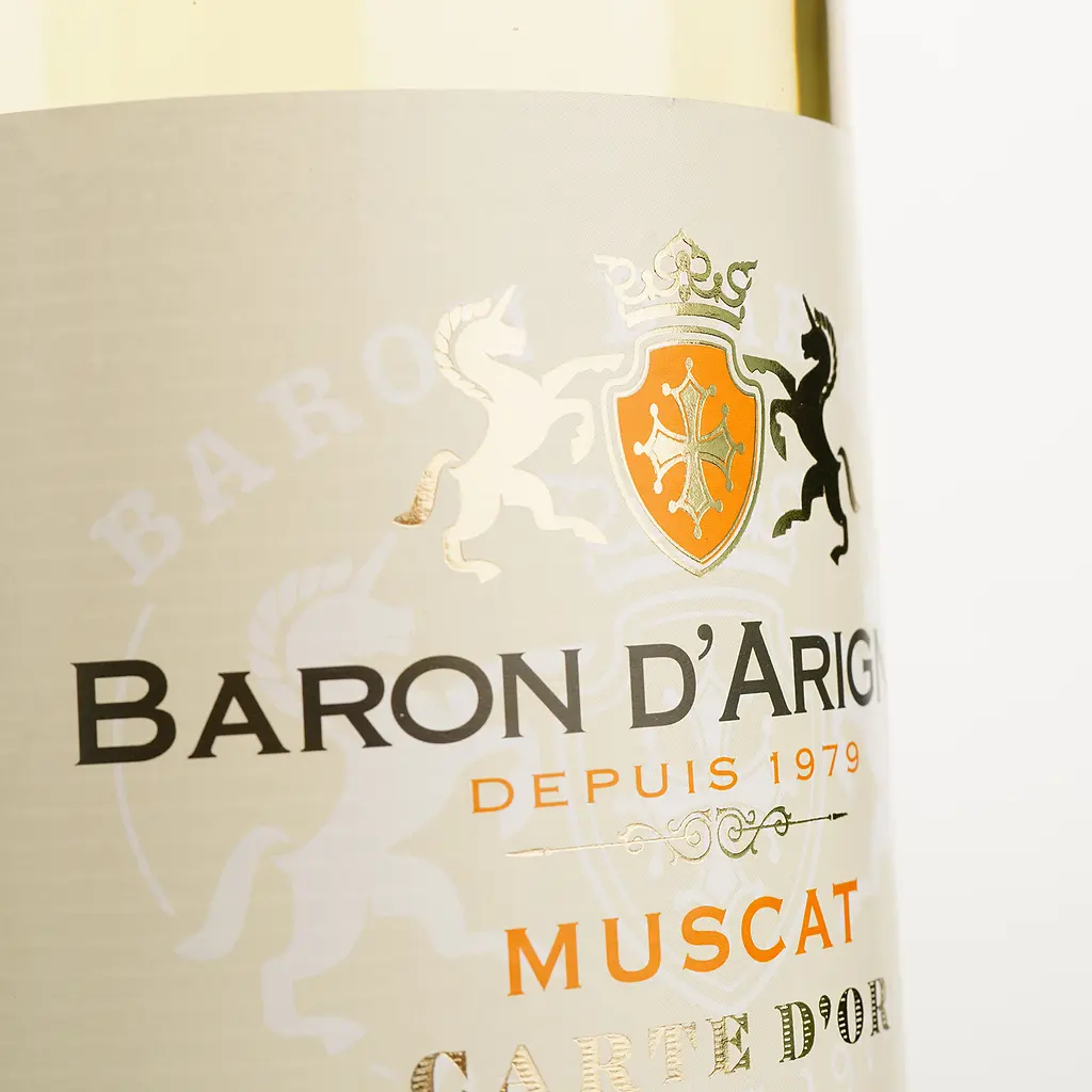 Вино Baron d'Arignac Muscat, 10,5%, 0,75 л - фото 3