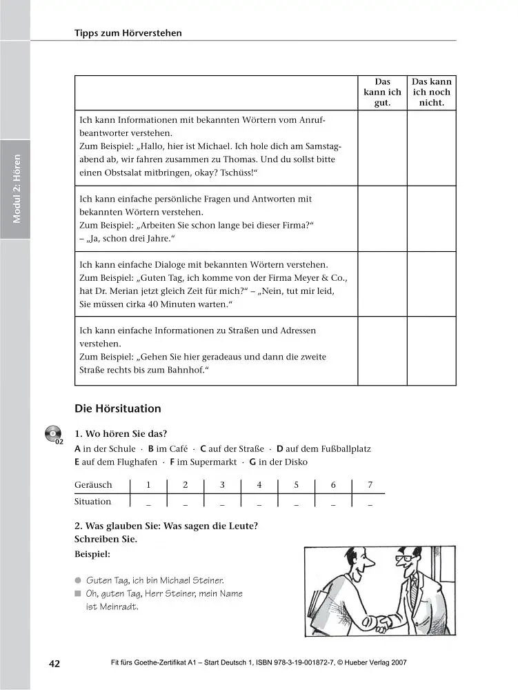 Fit furs Goethe-Zertifikat A1 Start Deutsch 1 mit Audio-CD - фото 3
