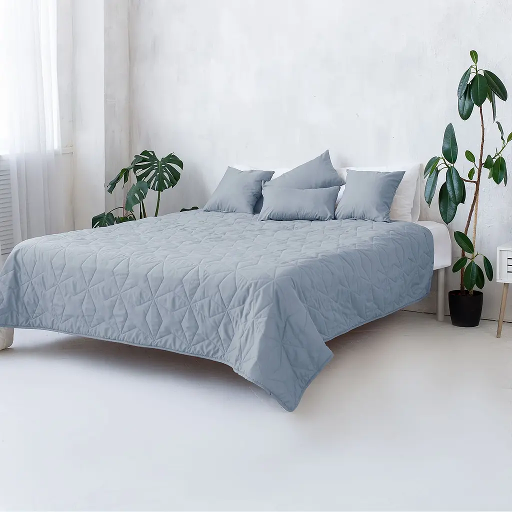 Декоративне покривало  Sonex Borneo 220х240 см сіре з бежевим(SO102401) - фото 9