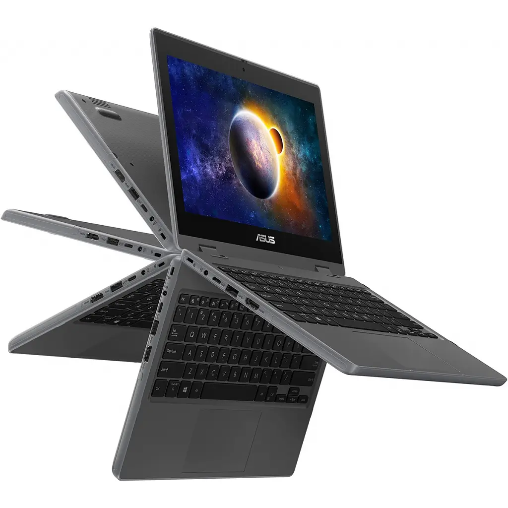ASUS Ноутбук PRO BR1100FKA-BP0761 11.6HD Touch/Intel Pen N6000/16/128F+128F/int/noOS/Grey (90NX03A1-M09550) - фото 4