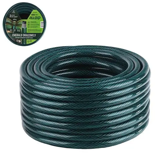 Шланг армований Alloid 3-х шаровий "Emerald Dragonfly" 1/2" 20 м (WH-63304) - фото 2