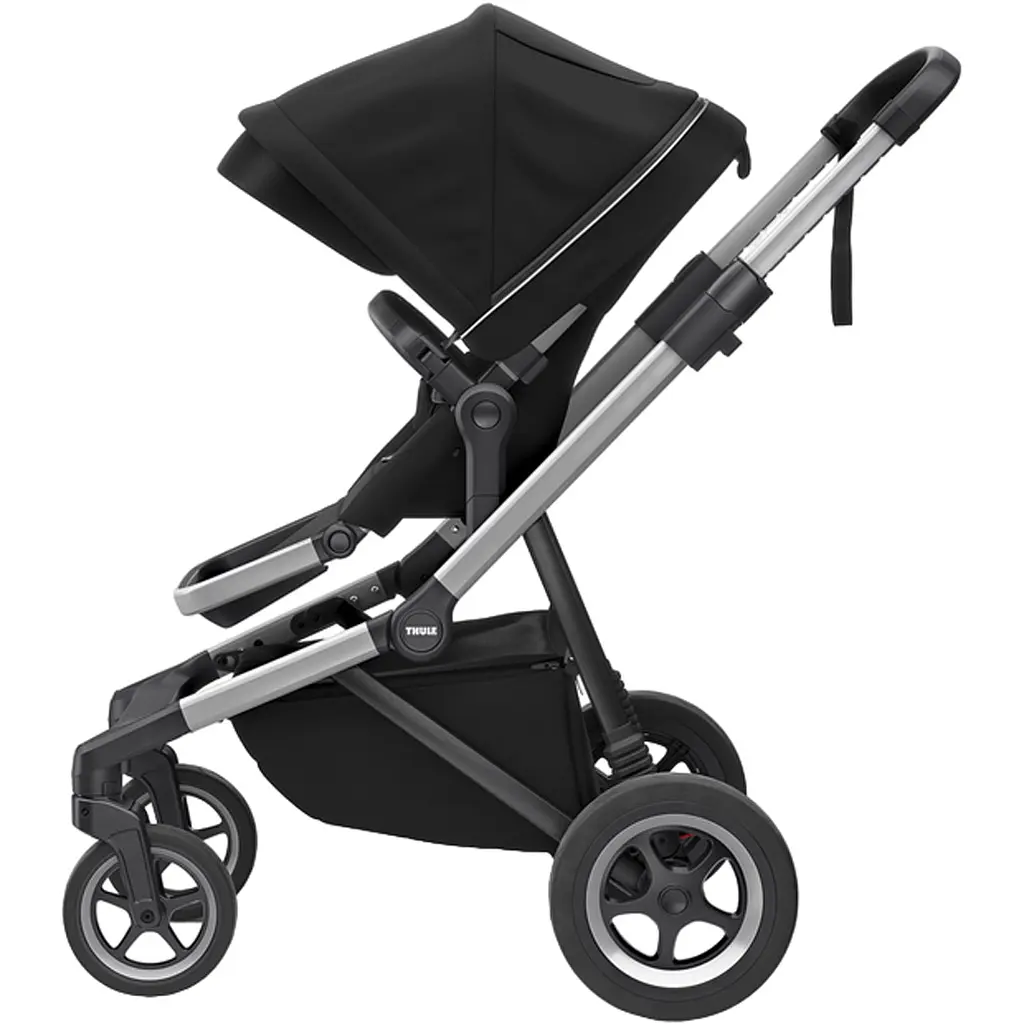 Детская коляска Thule Sleek Aluminum/Midnight Black [11000007] [107630] - фото 2