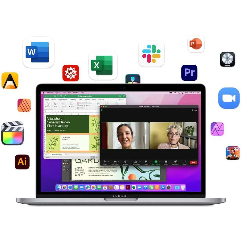 Ноутбук Apple MacBook Pro 13" M2 (8C CPU/10C GPU) 16 ГБ/512 ГБ (Grade Q) Космический серый - фото 6