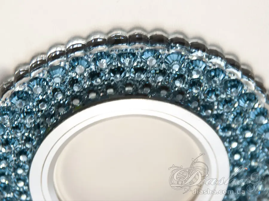 Магія світла і краси, кришталевий, точковий світильник із вбудованим с. - фото 3