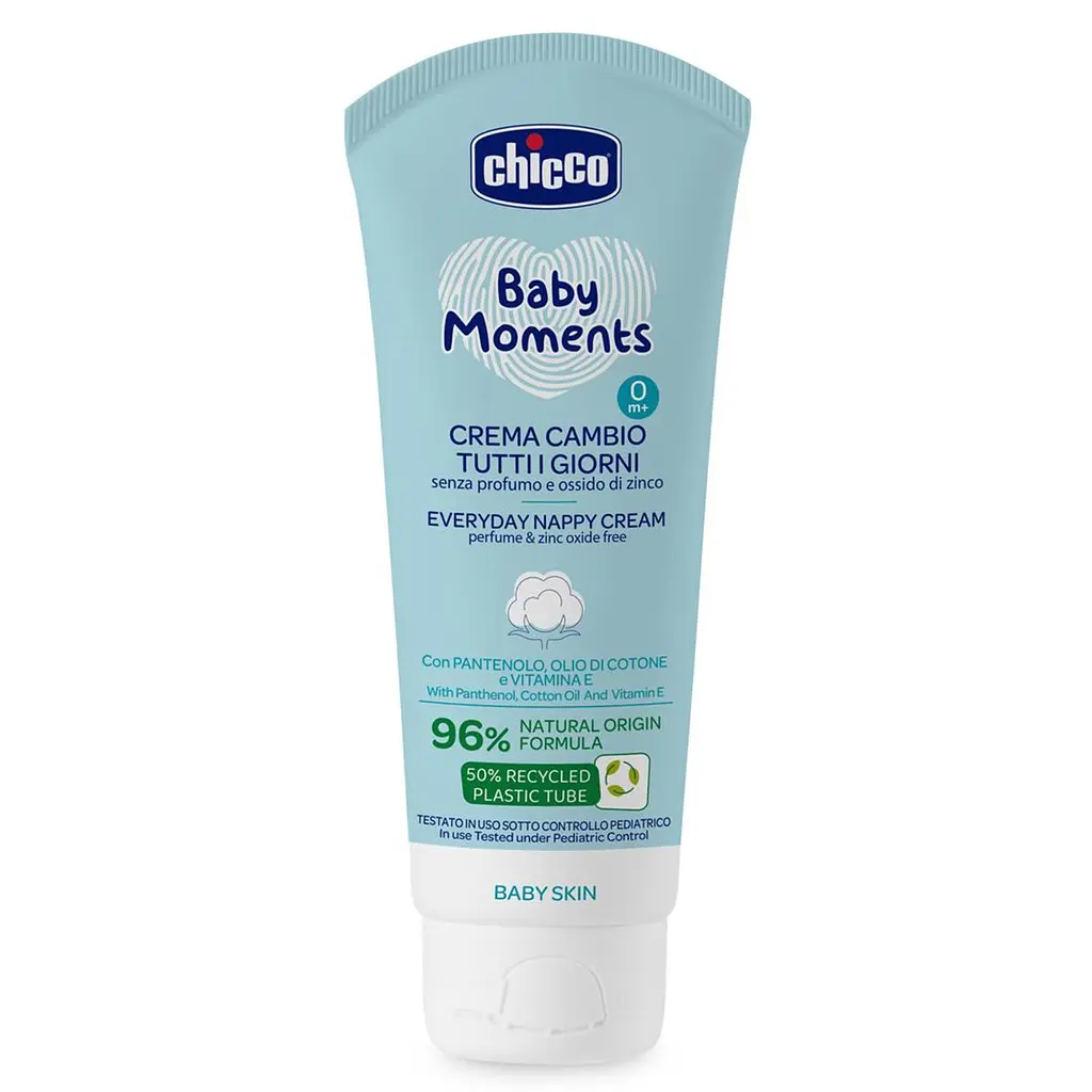Крем захисний під підгузок Chicco Baby Moments з пантенолом 100 мл (11641.00) - фото 2