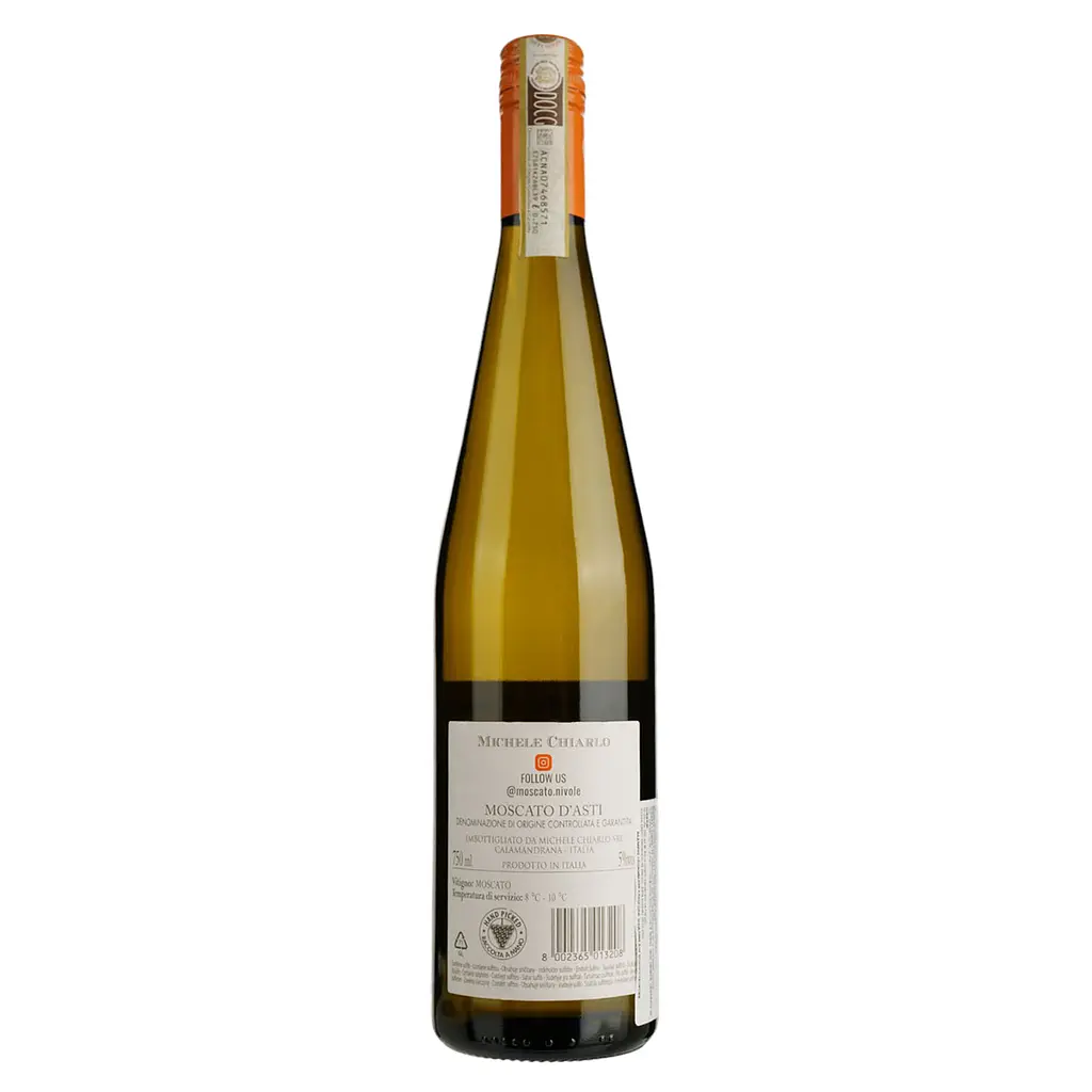 Вино Michele Chiarlo Nivole Moscato D'asti, біле, сухе, 5%, 0,75 л - фото 2
