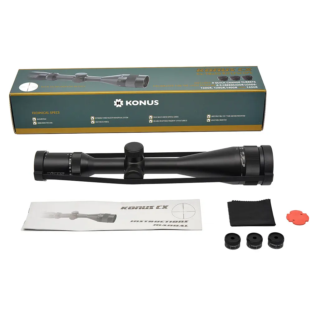 Оптичний приціл KONUS CX 6-18x50 30/30 AO - фото 7