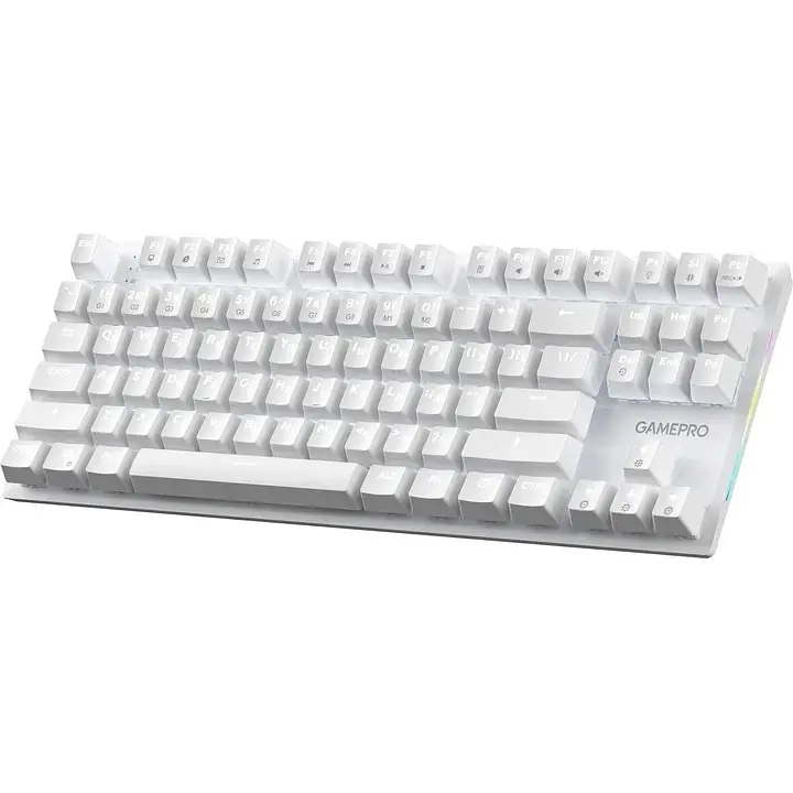 Клавіатура USB GamePro Genesis Joker MK124W Outemu Red Switch UA White (MK124W) UA - фото 3