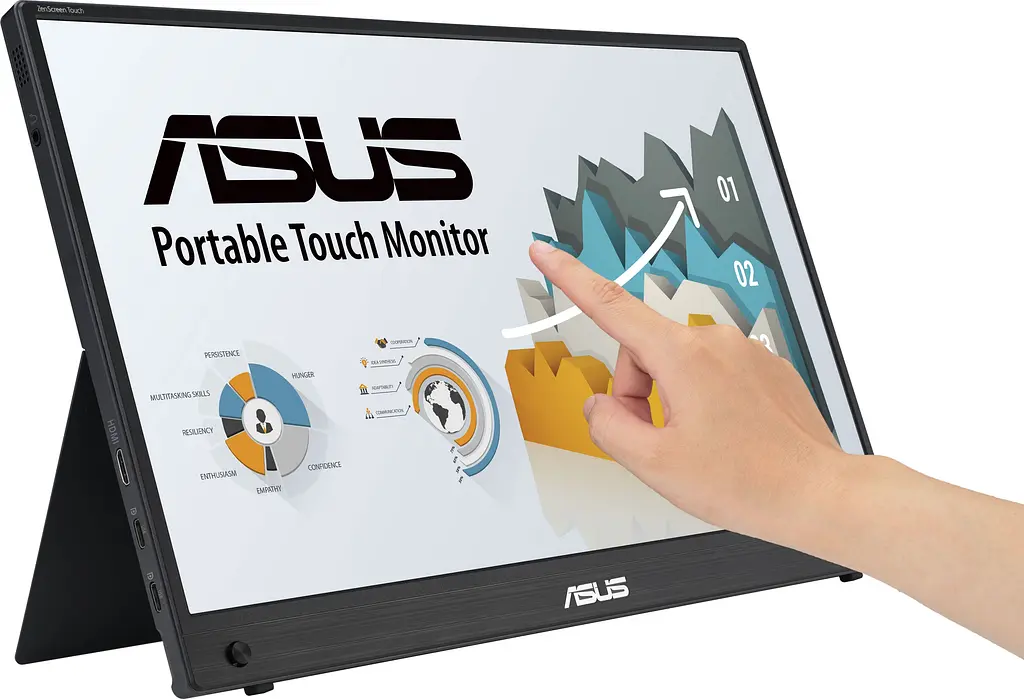 Монітор портативний Asus 15.6" ZenScreen MB16AMTR mHDMI 2xUSB-C MM IPS 7800mAh Touch Case teh0014264 - фото 6