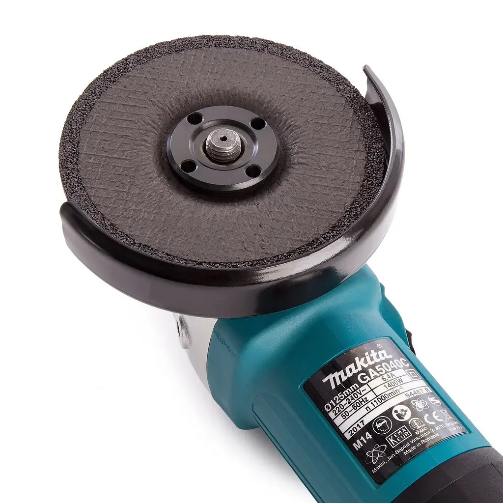 Шліфмашина кутова мережева Makita GA5040C (125 мм, 1400 Вт, 2800-11000 об/хв, SJS II) - фото 5
