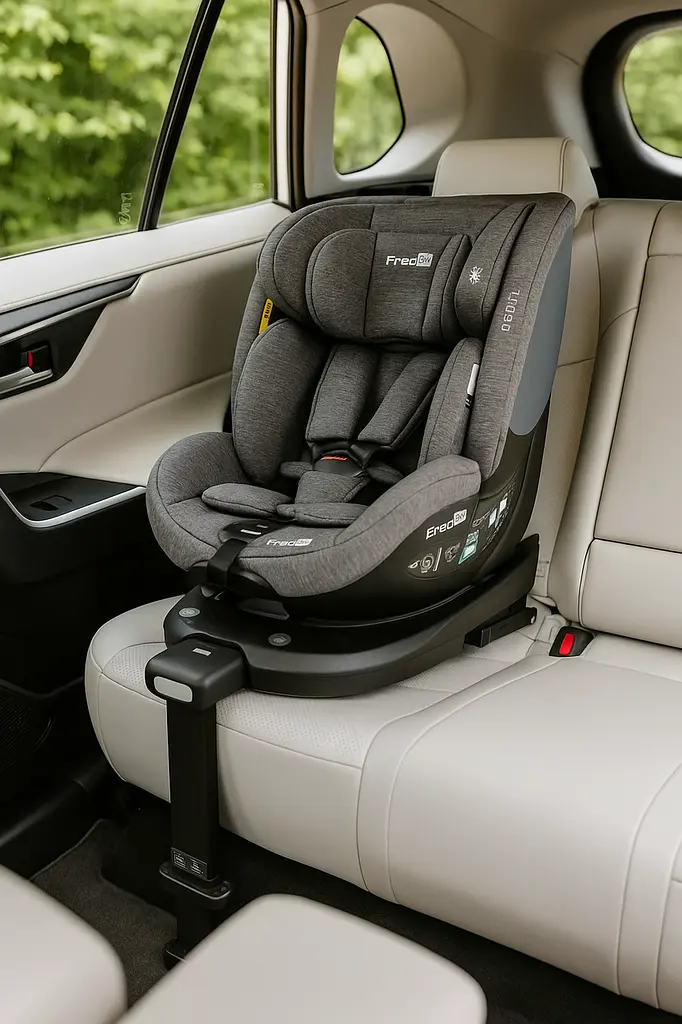 Автокресло FreeON LOTUS поворотность 360° i-size 40-125 см серый - фото 8