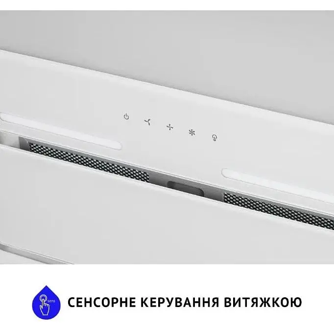 Витяжка вбудована Minola HBI 6873 WH Glass 1200 LED Line - фото 9