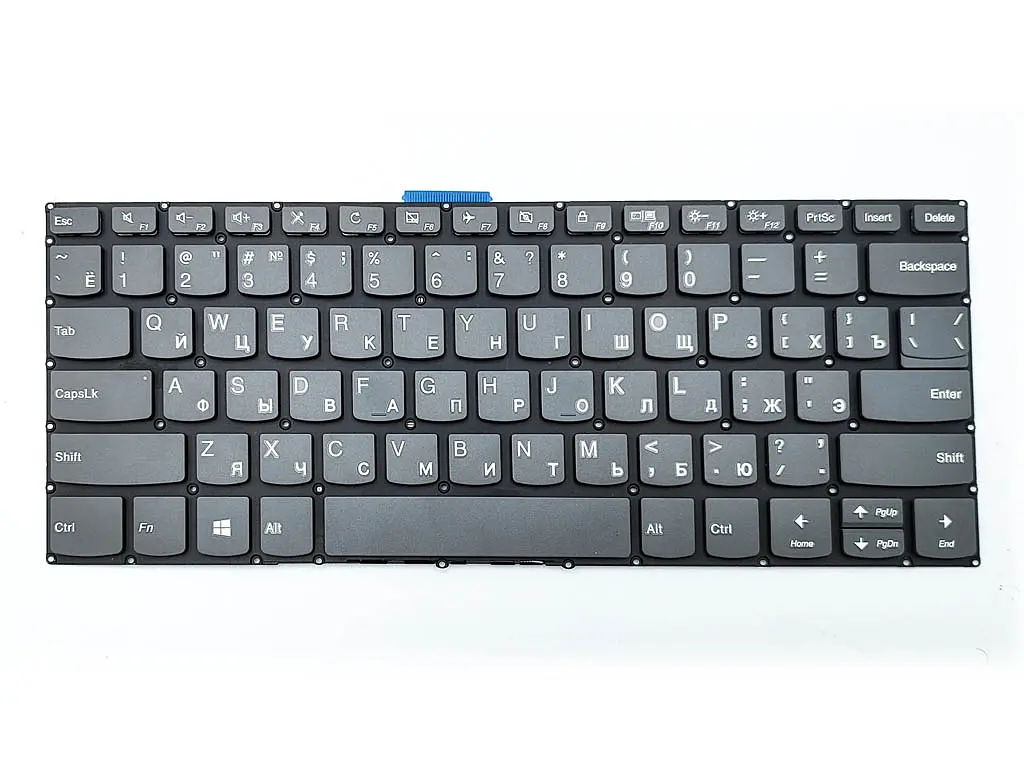 Клавіатура для Lenovo Ideapad 330S-14ARR, 330S-14AST, 330S-14IKB, 330S-14ISK, V330-14IKB, Yoga 520-14IKB, 720-15ISK, 720-15IKB (UA Black) - фото 3