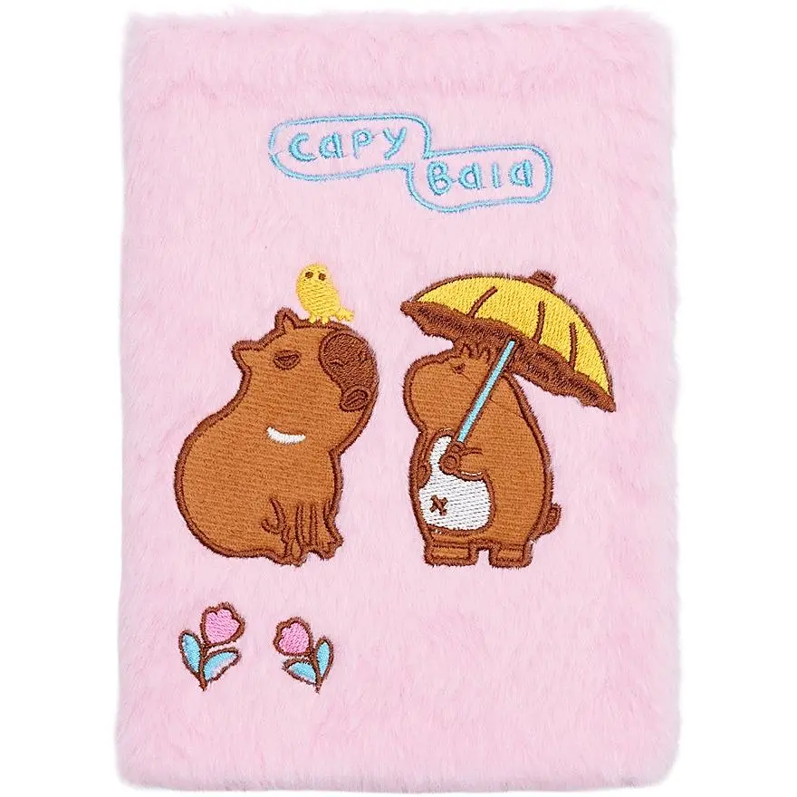 Блокнот А5 ZiBi Capybara 7 Kids Line плюшевый клетка 80 листов (ZB.700021) - фото 5