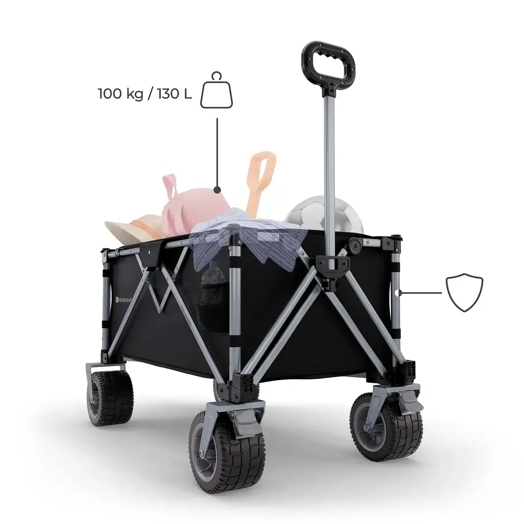 Сложная туристическая тележка Kinderkraft Rollster Mystic Black (KSROLL00BLK0000) - фото 3