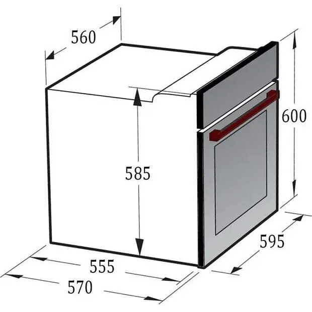 Духова шафа з конвекцією Gunter & Hauer EOM 970 BL - фото 7