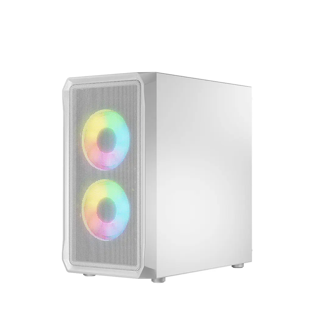 Корпус LogicConcept Portos ARGB Mini White без БЖ (AM-PORTOS-20-0000000-0002) - фото 5