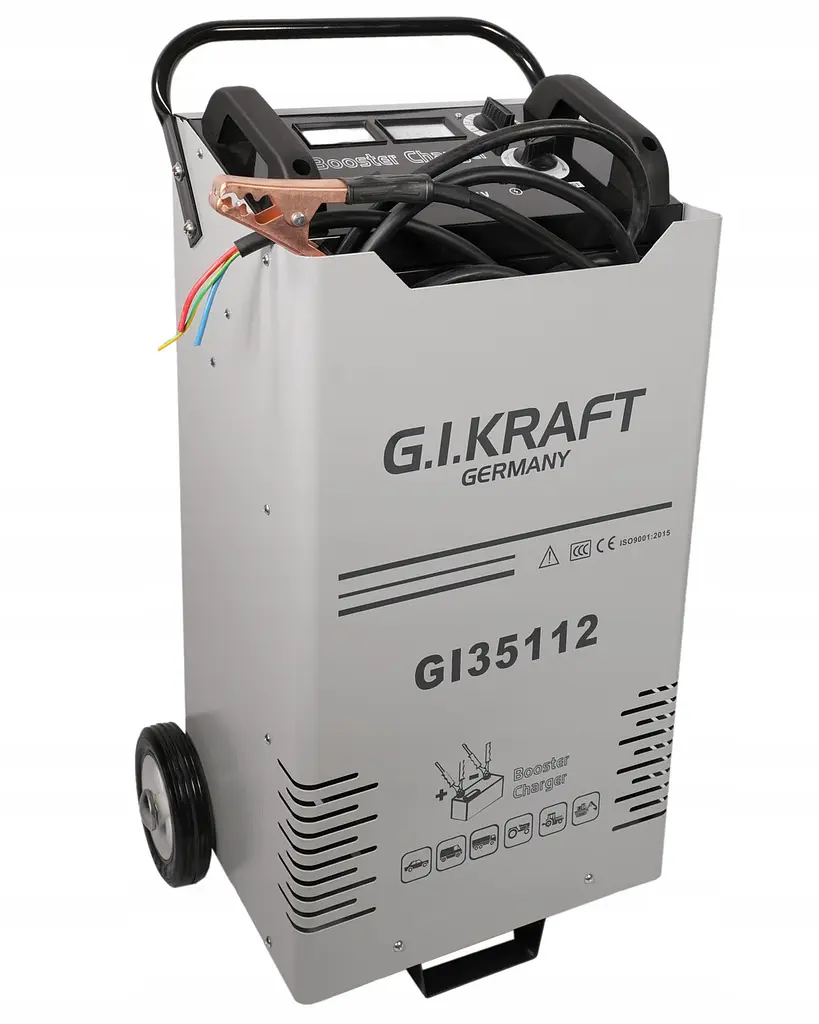 Пускозарядний пристрій 12/24 V, 500 A, 220 V G.I.KRAFT GI35112 - фото 4