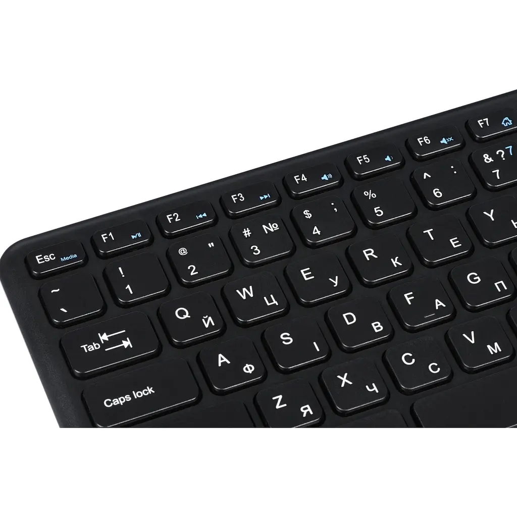 Клавіатура 2E KT100 WL UA Black (2E-KT100WB_UA) [150970] - фото 6