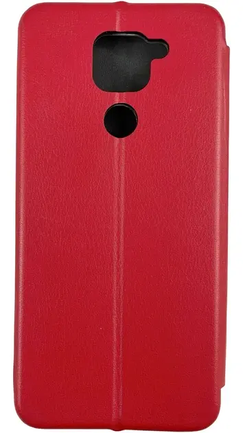 Чохол книжка Xiaomi Redmi Note 9 еко-шкіра Premium Case для смартфона Червоний - фото 3