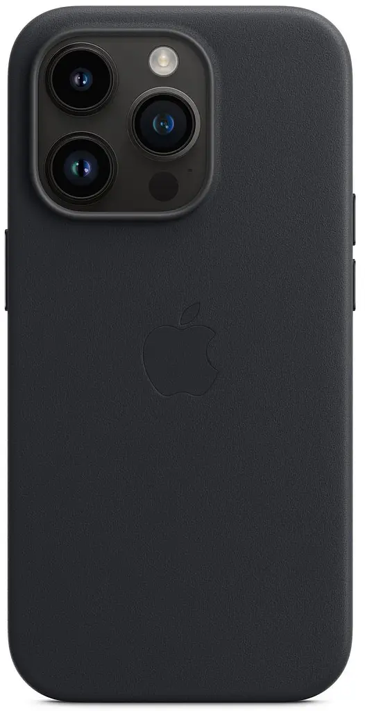 Оригінальний шкіряний чохол Apple Leather Case MagSafe MPPG3ZM/A для iPhone 14 Pro (6.1") Black - фото 5