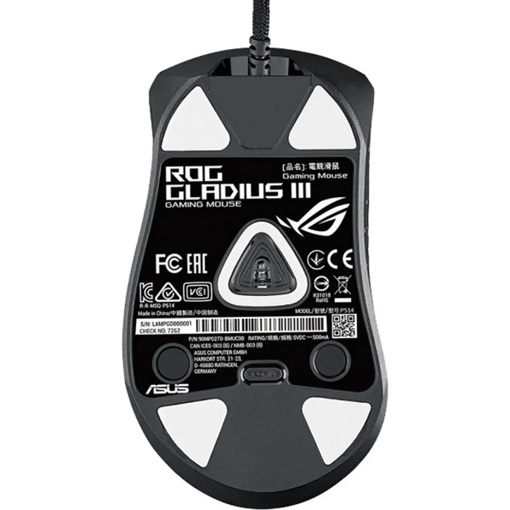 Мышка ASUS ROG Gladius III USB Black (90MP0270-BMUA00) - фото 6