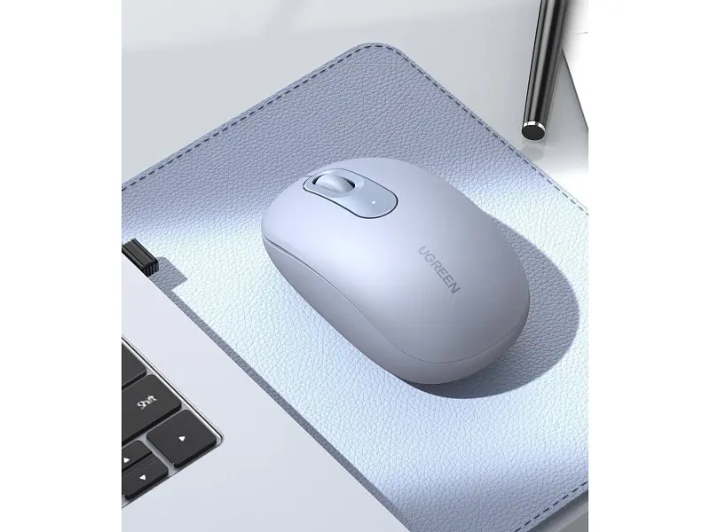 Миша UGREEN MU105 Portable Blue (90671) - фото 5