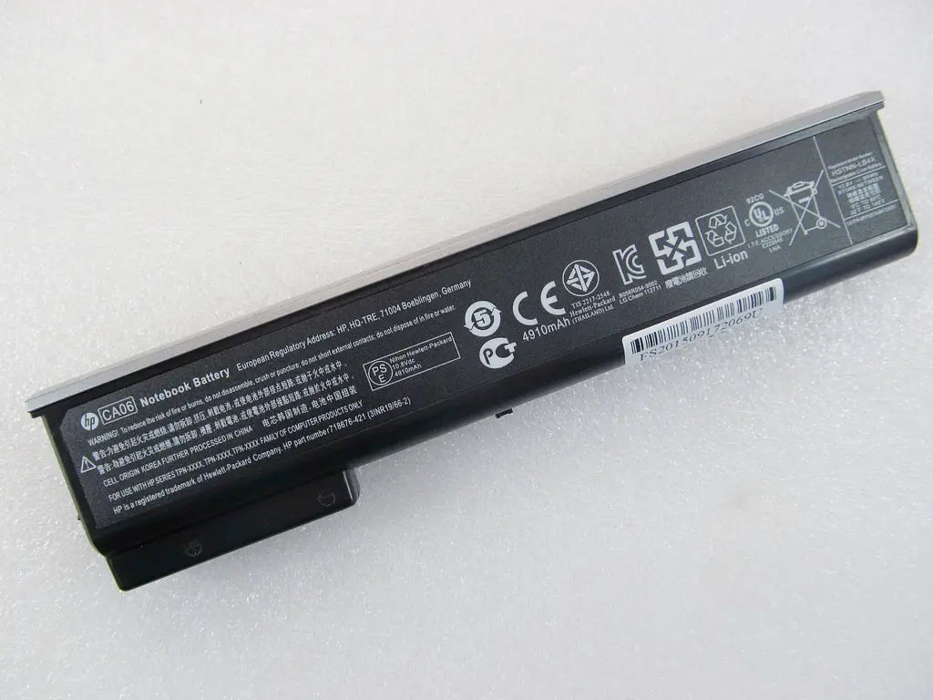 Акумулятор для ноутбука HP ProBook 640 HSTNN-DB4Y, 55Wh (4910 mAh), 6cell, 10.8V, Li-ion, чорний - фото 2
