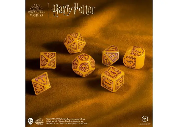 Набор кубиков Harry Potter. Gryffindor Modern Dice Set - Gold , 7 шт. (190142/2023/1/B) - фото 3
