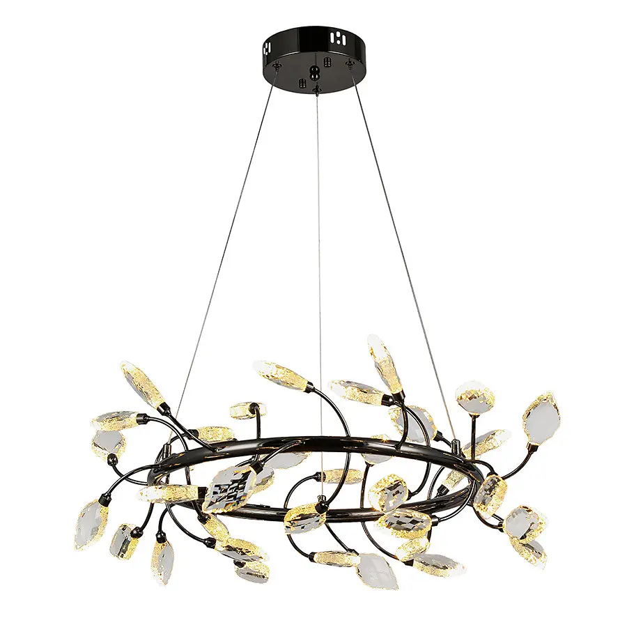 Люстра LED Levistella 7989300-36 led (600) PLBK, 22W, чорний, сучасний стиль, стельова - фото 2