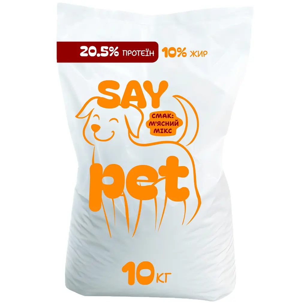 Сухий корм для собак Say Pet м'ясний мікс 10 кг