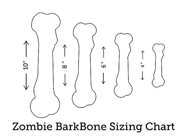 Жувальна кістка для собак Pet Qwerks Zombie Bacon BarkBone з ароматом бекону - фото 4