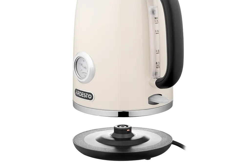 Ardesto Электрочайник EKL-F410BG 1.8 л 2200 Вт strix контроль нерж. сталь индикатор температуры бежевый - фото 6