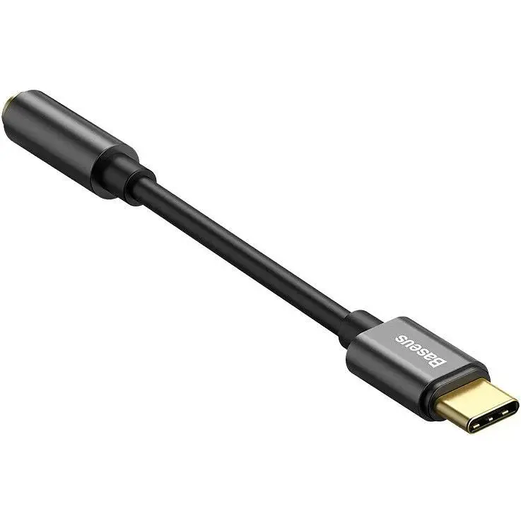 Адаптер Baseus Type-C 3.5 мм L54 (CATL54-01) чорний - фото 4
