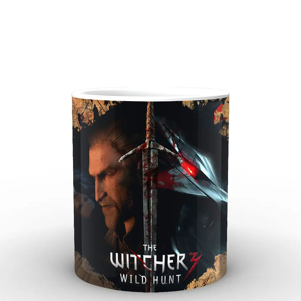 Кружка GeekLand The Witcher Ведьмак постер TW.02.033.454 330 мл белая - фото 2