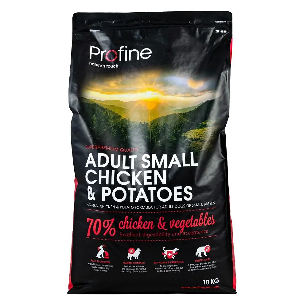 Сухий корм Profine Adult Small з куркою та картоплею для дорослих собак дрібних порід Малі. Середні - фото 4