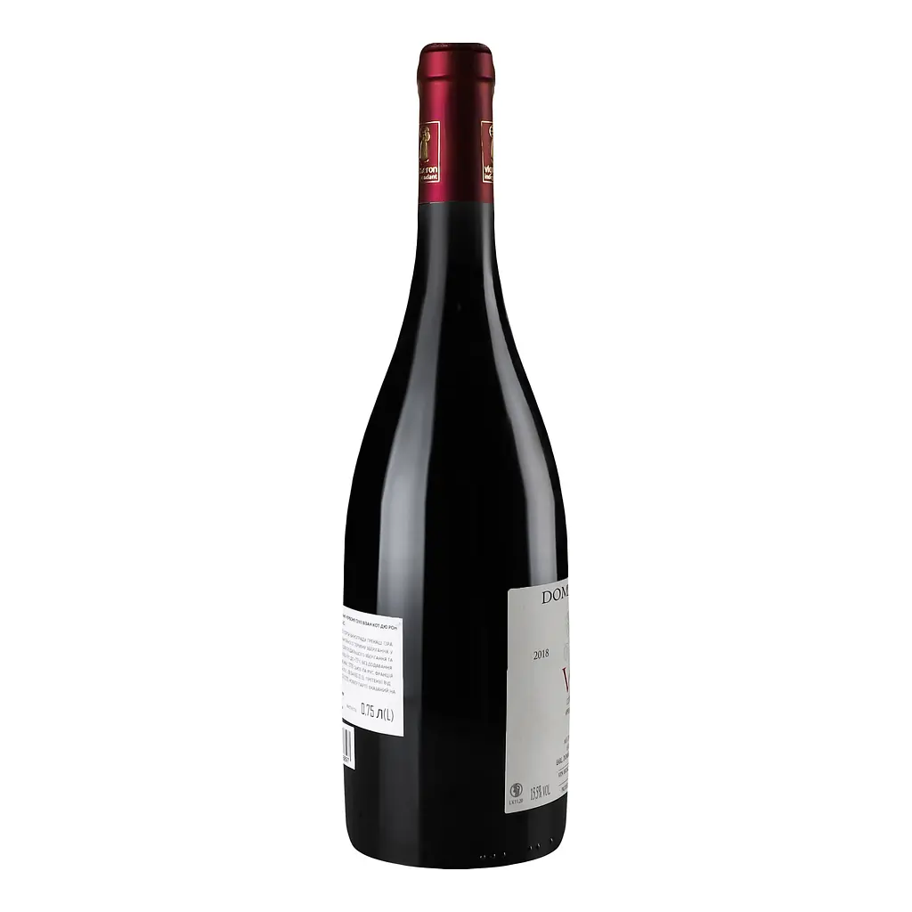 Вино Domaine du Jas Cotes du Rhone Villages Visan 2018, 0,75 л, 15,5% (705079) - фото 3