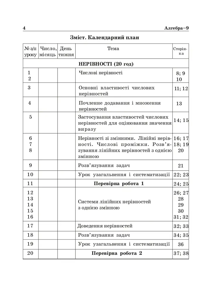 Алгебра. 9 клас. Навчальний посібник. 11-річна - Валентин Шевчук - фото 5