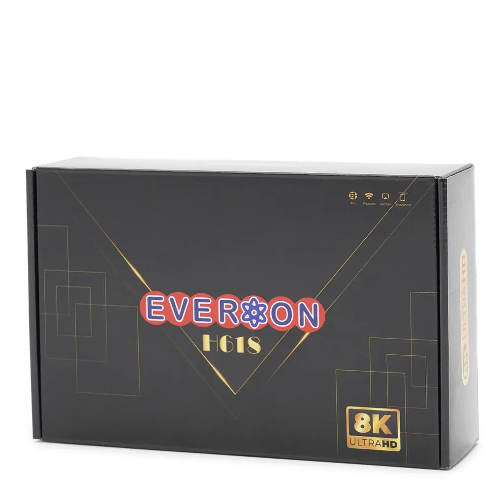 Смарт ТВ приставка Everon H618 4/32Gb Android TV 12, медіаплеєр 8K HDR, налаштування у подарунок, YouTube та фільми без реклами - фото 9
