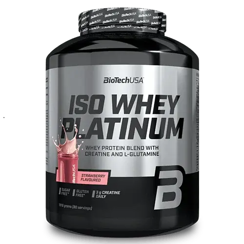 Протеїн Iso Whey Platinum 1816 г Полуниця, Chocolate