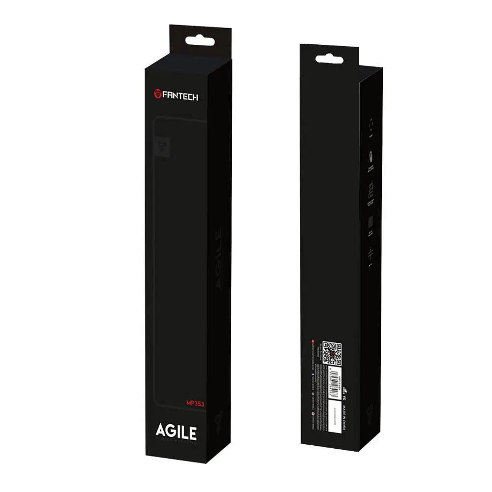 Килимок для мишки Fantech Agile MP353 SPEEDSILK 300x300x4 мм чорний - фото 2