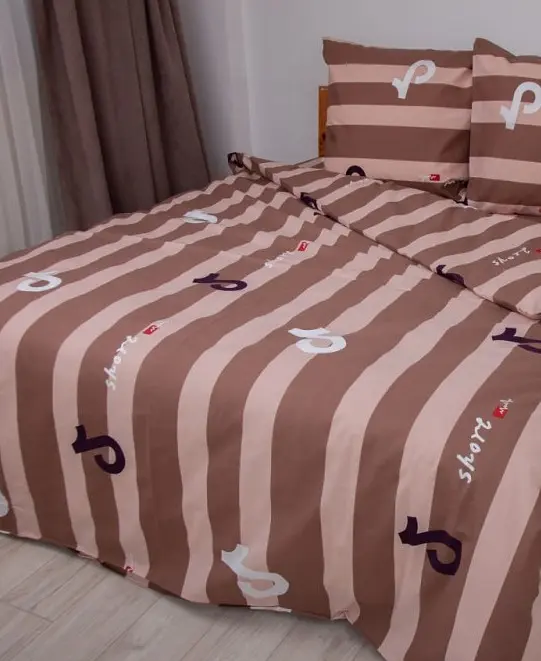 Постільна білизна євро ТЕП Soft dreams Line Brown 2-03859-26454 200х215 см коричнева - фото 4