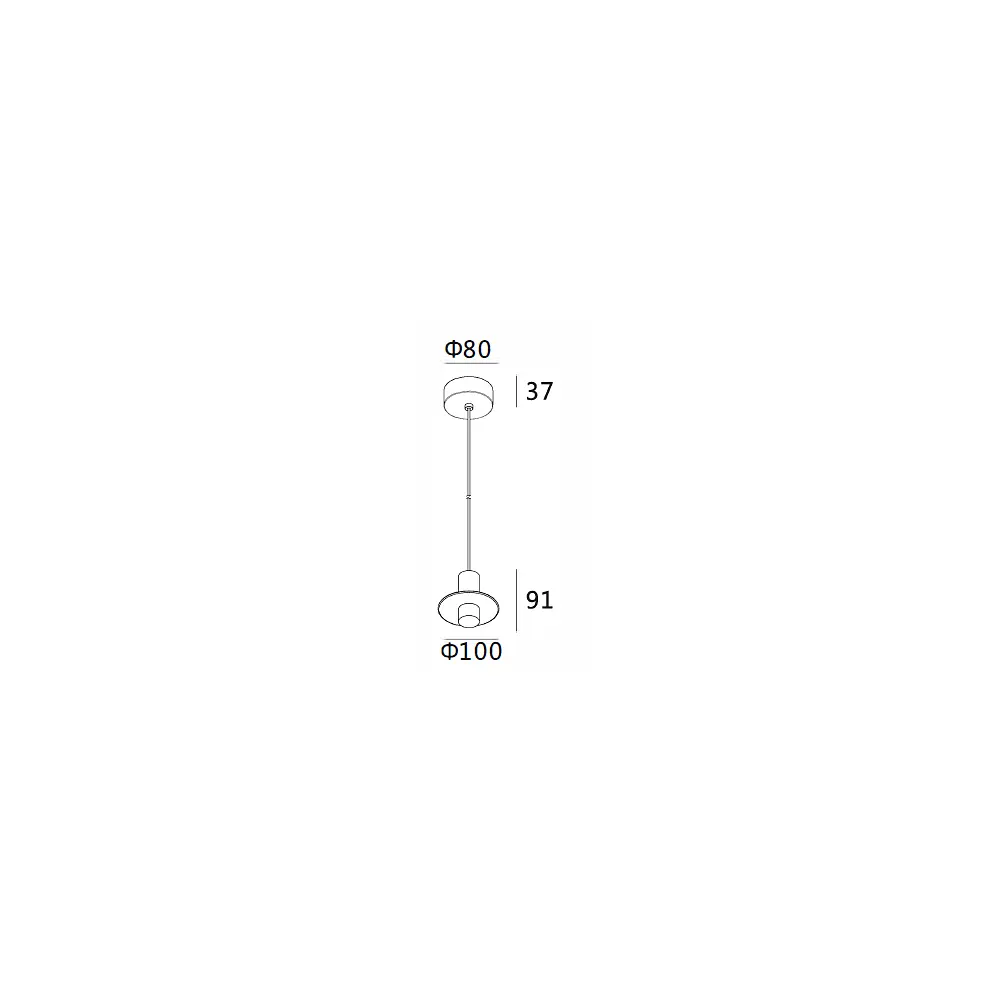Подвес Skarlat RHL7731 5W BK+GD 3000K - фото 2