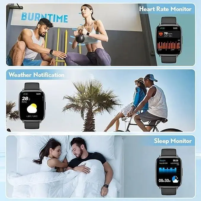 Фітнес смарт-годинник Halothx Smartwatch IP68 Водонепроникні - фото 4