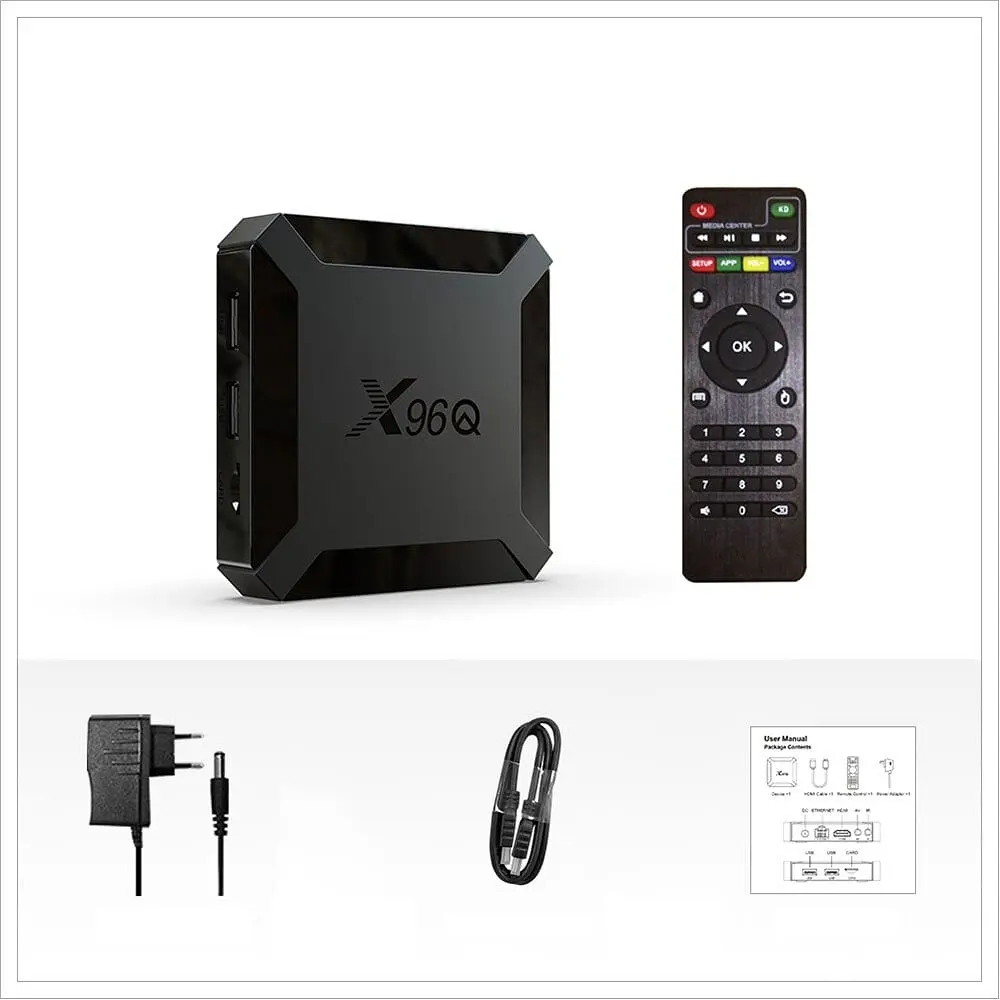 Смарт ТВ приставка X96Q 2/16 Гб Smart TV Box Android 10 - фото 3