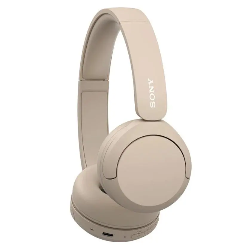 Наушники беспроводные Sony WHCH520 Bluetooth Beige - фото 3