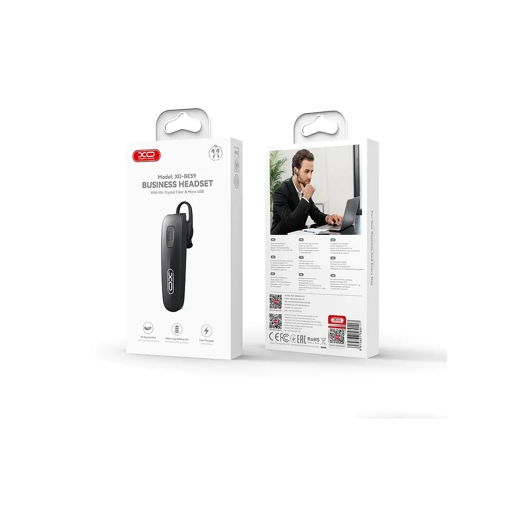 Bluetooth-гарнітура HiFuture BE59 Black (BE59.black) - фото 4