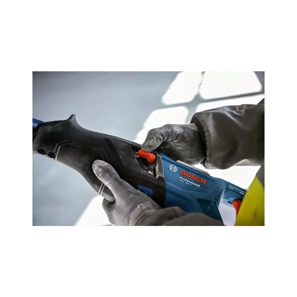 Шабельна пила Bosch GSA 185-LI, 18 В, пропил 230мм, хід 28мм (без АКБ та ЗП) (0.601.6C0.020) - фото 5