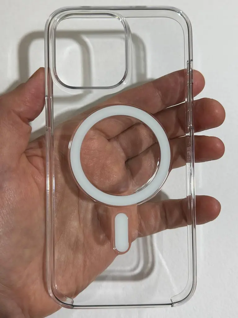 Оригінальний прозорий чохол для iPhone 15 Pro Max Apple Clear Case with MagSafe (MT233ZM/A) протиударний - фото 4
