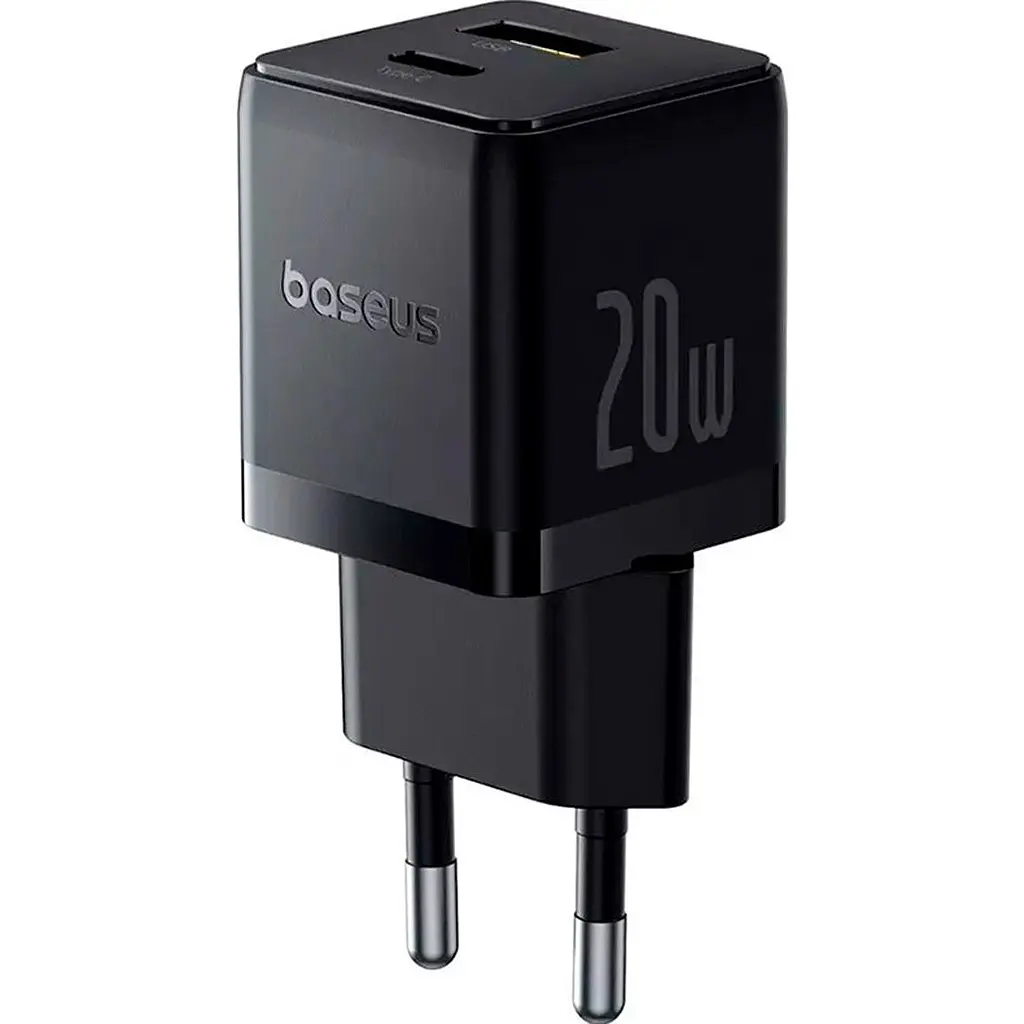 Мережевий зарядний пристрій Baseus Palm Fast Charger 20W Cluster Black (P10111608113-00) [139988] - фото 4